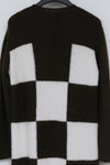 SWAYING/KNIT Checkerboard Dress SW212LS06 Brown/White PS40
